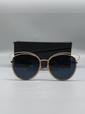 Christian Dior Sidéral 2 Cat Eye Goldtone Framed Sunglasses